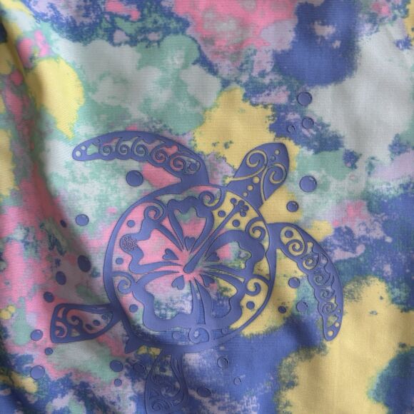 UV Skinz Girls Rash Guard Long Sleeve 4T Tropical Swim Beach UPF Outdoors Turtle - Picture 7 of 11